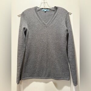 ANTONIO MELANI Charcoal Cashmere Knit Top